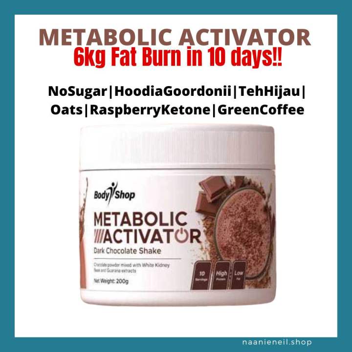 (ORI HQ WITH GIFT) Body Shop Metabolic Activator Dark Chocolate Fat