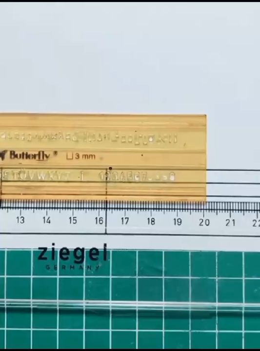 Mal Huruf / Penggaris Huruf 2mm Standardgraph Germany