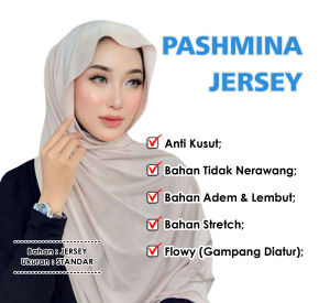 Pashmina Jersey Premium: Pilihan Hijab Panjang Kekinian