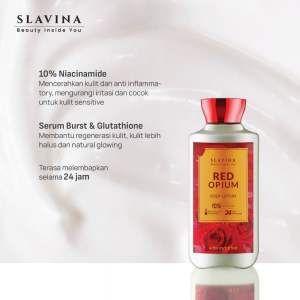 SLAVINA Red Opium Paket Body Lotion & Shower Gel