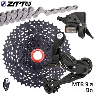ZTTO MTB ชุดเฟืองเกียร์1X9 9สปีด เฟืองเกียร์ K7ตลับเทป9V 50T ชิ้นส่วนเฟืองสำหรับ M370 M430 M590ระบบข้อเหวี่ยงเดี่ยว