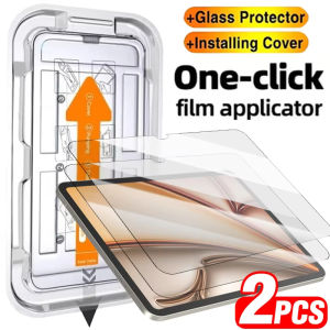Easy to Install Tempered Glass For iPad Pro 11 13inch iPad11 2025 A16 iPad Air M3 M4 Mini A17Pro HD Screen Protector Glass Film