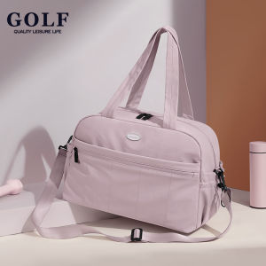 กระเป๋ากอล์ฟผู้หญิงกันน้ำกระเป๋าเดินทางแฟชั่นเดินทางเดินป่าสปอร์ตกระเป๋าเก็บของความจุขนาดใหญ่ผ้าอ๊อกซ์ฟอร์ดกระเป๋าใส่โน๊ตบุ๊คแบบพกพาเหมาะสำหรับแล็ปท็อปขนาด16นิ้วกระเป๋าครอสบอดี้กระเป๋าสะพายไหล่กระเป๋าดัฟเฟิล