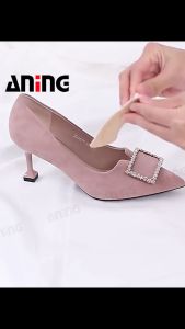 (2 คู่) แผ่นโฟมรองส้นสูง ปรับเส้นเท้า กับสติ๊กเกอร์แบบกันบาดเท้า การใช้งานพร้อม