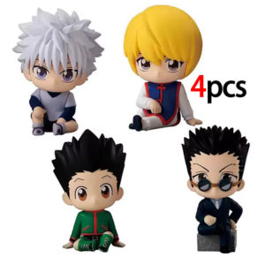 Bandai | Anime Figure Collection - Chrollo Lucilfer Gon Freecss Killua Zoldyck Kurapika Hisoka Feitan Mini Model Dolls Toy Gifts