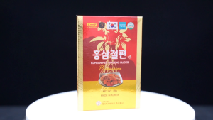Hồng sâm lát tẩm mật ong 6 năm tuổi Hàn Quốc cao cấp Korean Red Ginseng Slices Huang Jiwon - Hộp 20gr