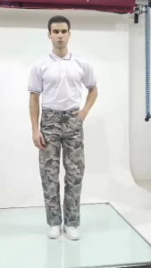 Celana Cargo Camo Loreng Pria Reguler Fit Gombrong Bahan Non Stretch Standart / Celana Pants Loreng