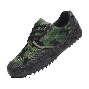 JIFANPAUL | Giày Làm Việc Bền Chống Trượt Cotton Camouflage Đế Cao Su