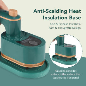 Mini Handheld Steam Iron 180° Rotating High-Temperature 180°C Portable Garment Steamer Wet Dry Ironing Machine for HomeTravel