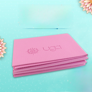 เสื่อโยคะแบบพับได้แบบพกพาบาง กันลื่น เสื่อออกกําลังกายที่เหมาะกับการเดินทางสําหรับผู้ชายและผู้หญิงยาวพิเศษ หนาขึ้น เสื่อออกกําลังกาย