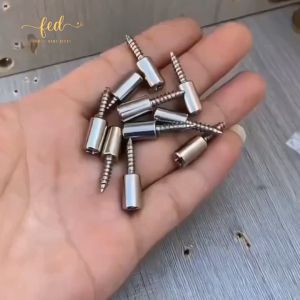 Vít chữ thập bọc silicone dùng chia ngăn tủ làm kệ đỡ học tủ treo vật dụng tiện lợi - Combo 10 con