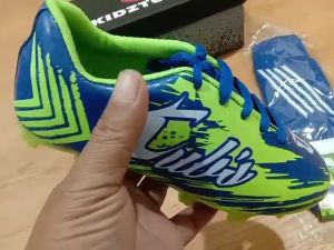 KIDZTUBS Sepatu Bola Anak Paket Komplit Sepatu Bola Tas Skin Deker Kaos Kaki Usia 6-10 Tahun Size 28 29 30 31 32 33 34 35 36 37 KDZ1449122224