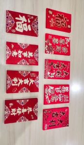 Angpau Pendek Sincia Imlek 2025 / Amplop Merah Angpao Perlengkapan Imlek