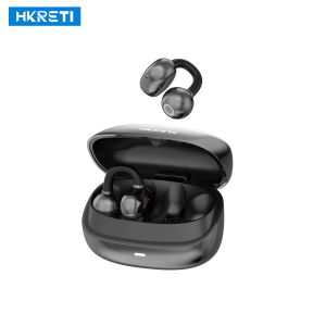 HKRETI HG10 Clip on Wireless Earphones Bluetooth 5.4 Sport Waterproof Noise Reduction Stereo Compatible with Android and iOS