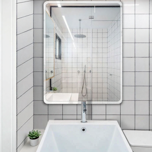 Adhesive Wall-Mounted Bathroom Mirror