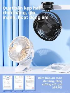 Quạt Để Bàn Cỡ Nhỏ Gắn Kẹp Mạnh