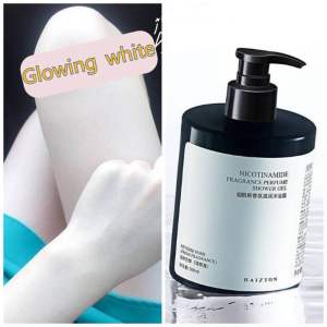 NICOTINAMIDE FRAGRANCE PERFUME SHOWER GEL Gel mandian perfume melembab memutih wangi tahan lama di badan