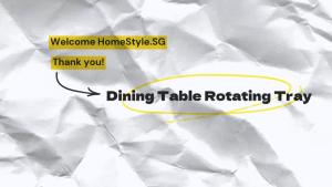 SG STOCK Dining Table Rotating Tray Lazy Susan Revolution Tray Portable Meal Tray Outdoor Dish Tray