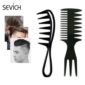 SEVICH Double-sided Wide Tooth Texture Comb Curly Hair Antistatic Shark Wide Tooth Comb SalonHair Styling