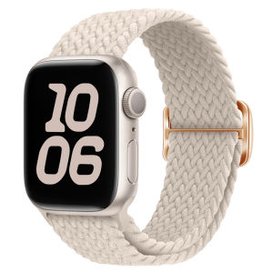 CRAFTSMAN DAI | Starlight Color Compatible Apple Watch Bands Silicone Magnetic Nylon Braided