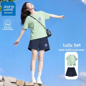 Jeanswest | Womens Sport Set T-Shirt Shorts Set