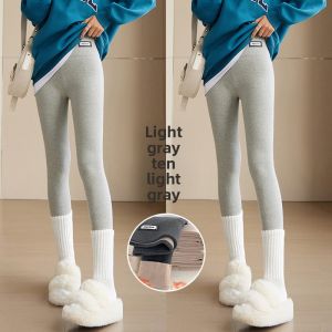 Miiow | Thickened Fleece Womens Autumn Pants Winter Outerwear MiiOW Cat Person Cotton Trousers Northeast Cold Resistance Base Layer Velvet Pants