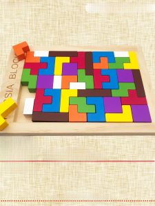 Tetris Building Blocks Puzzle Big Suitable for 80-Year-Old People Puzzle Dementia Prevention Toys Relieving Stuffy Intelligence Game