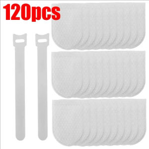 YESPERY 120Pcs Universal Faucet Filter Bag Anti-Splash Thicken Faucet Filter Cotton with Strap Tap Water Filter Bag