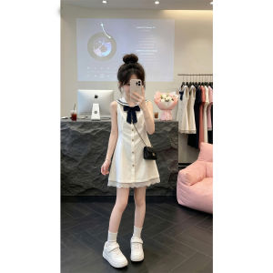 ZIRUIBABA | School Uniform Style Sailor Collar Girls Dress