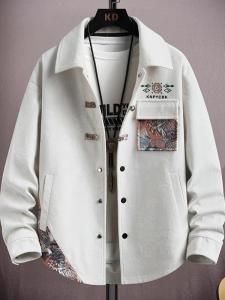 ZUOFEILI | New Chinese Style Autumn Spring Jacket Male Youth Ethnic Warm