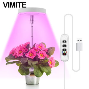 Vimite LED Ring PLant Grow Light USB Phytolamp Warm White Full-spectrum For Indoor Cultivation Plant Flowering