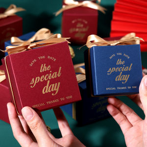 【Ready Stock】European Style Candy Packing Boxes Wedding Birthday Valentines Day Creative Gift Box Chocolate Packaging Candies Box