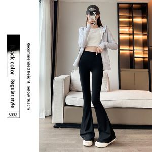 YAYANGREN | Womens Fall Winter Thickened Fleece Yoga Bell Bottoms