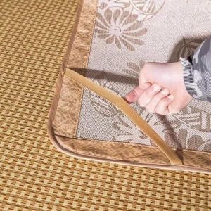 Chiếu Điều Hòa Lót Lụa Chiếu Sợi Mây Có Dây Chun Cài Góc