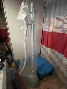 New Vertical Steam Ironing Machine Dustproof Bag Disposable Protective Cover Bag Single Rod Steam Dust Cover for Home Use