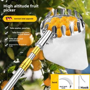 MONLEYTA | Multi-Function Extendable Fruit Picker for Prune Lychee Loquat and Jujube