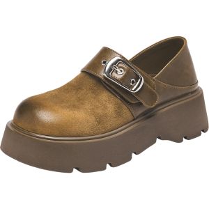 Agsdon | Vintage Comfortable Thick Soled Loafers