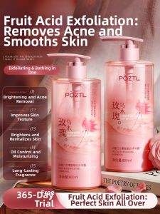Pozitilan | Acid Exfoliating Back Acne Removing Mite Removing Oil Control Anti-Itch For Both Men and Women Long Lasting Fragrance Body Wash