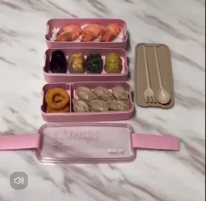 2-3Layer Lunch Box Wheat Straw Bento Boxes Microwave Dinnerware Food Storage Container Lunchbox