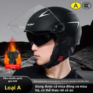 BONINGYU | Mũ Bảo Hiểm Đa Mùa Có Dây Cổ Bóp Rút Được