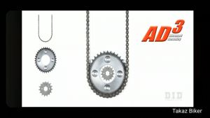 Sên Nhông Đĩa D.I.D DXN 9 Ly Dùng Cho Xe Wave Đời Đầu 428AD3 102L - 14T x 36T MẪU MỚI SẼ LÀ DXN SÊN MỎNG TIẾT KIỆM XĂNG