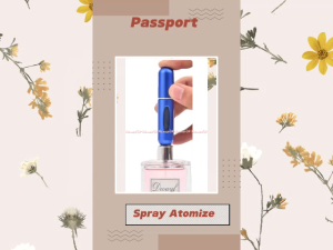Passport 5ml Set 2pcs Spray Atomizer: Aksesoris Parfum Kecil & Elegan