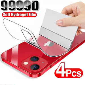 4PCS Hydrogel Film For iPhone 16 13 14 15 Pro Max Screen Protectors For iPhone 13 14 16 Pro 15 16 14 Plus Back Film Not Glass