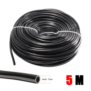 Garden Watering 4/7mm Hose PVC Micro Irrigation Pipe 1/4 Tubing Irrigation Drip System Sprinkler Tube for Greenhouse Bonsai