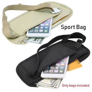 URBAG Outdoor accessory Secret Security Waist Belt Cardbag Useful Travel Pouch Chest Packs Passport Money Bags Cloth Running Bag