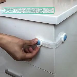 Kunci Pengaman Lemari / Pengait Laci Kulkas Pintu / Baby Safety Lock