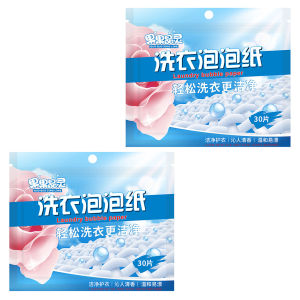 30/60/90pcs Laundry Detergents Sheets Laundry Soaps Paper Washing Dirty Laundry For Clothing Washing Machine For Home School