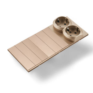 Skin Sensation Embedded Wall Socket Power Sockets Integrated Panel Button Light Switch Skin Feel Paint DIY Combination Embedded