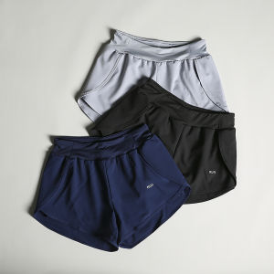 Summer Quick Dry Loose High Waist Anti-Exposure Shorts with Inner Liner