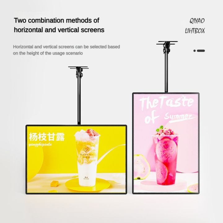 menu display board with light
